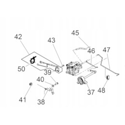 Wacker bts630 bts635 choke rod 0213677