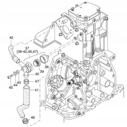 Hatz 1d41 1d42 1d50 breather hose 04083800