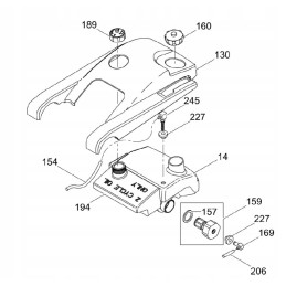 Wacker rammers bs oil tank 0118848