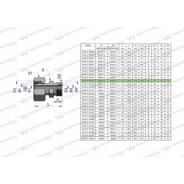 Hydraulic connector AB M22x1 5 M18x1 5 Warynski