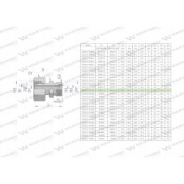 Hydraulic connector AB M26x1 5 M22x1 5 Warynski