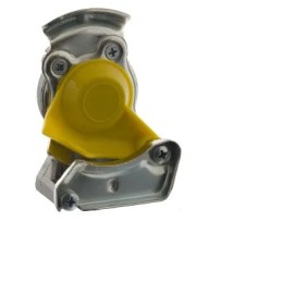 Open pneumatic connector m22x1 5 yellow