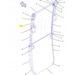 Cat window actuator cat excavator