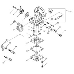Wacker carburetor cap bing 33 0037753