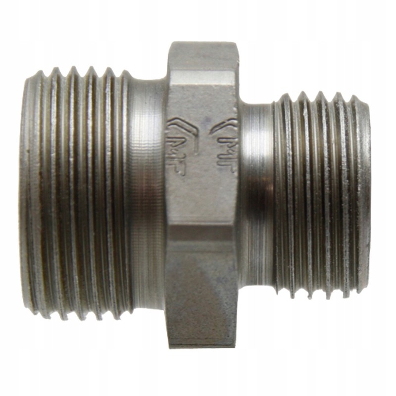 Hydraulic connector, straight connection 2x m20x1 5