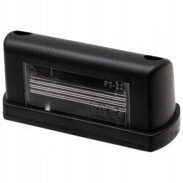 License plate light blister