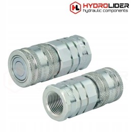 Quick disconnect dry connector, plug 1 2 3 8