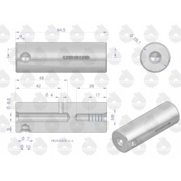 Front drive satellite pin 88175027 881750