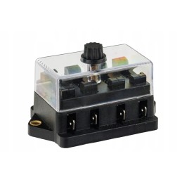 Fuse box with 4 t 25 fuses