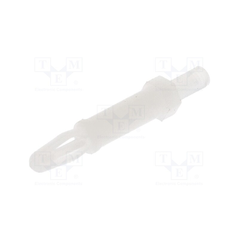 10 pcs x DREMEC - 8G505V41163 - PCB distance, polyamide 66, L: 14.3mm, screwed rod,snap fastener