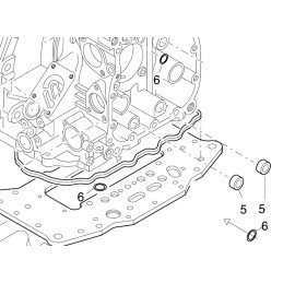 Hatz series 1d side cover o ring 50329000
