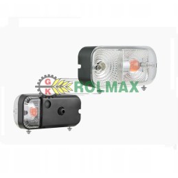 Left front lamp with turn signal and lower power