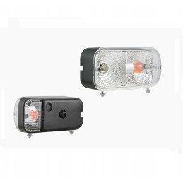 Left front lamp with turn signal and lower power