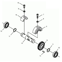 Wacker dpu bpu weight screw m16x30 0044634