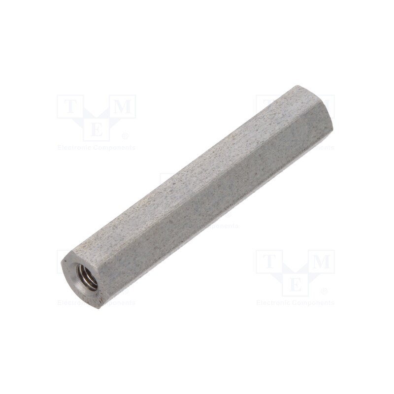10 pcs x DREMEC - 144X30 - Screwed spacer sleeve, 30mm, Int.thread: M3, hexagonal