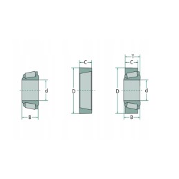 Stub pin bearing case m84548 m84510