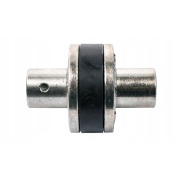 Universal metal-rubber clutch for a 25mm shaft