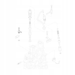 Hatz 01756800 fuel line tee 1b20 1b30