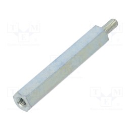 10 pcs x DREMEC - 222X30 - Screwed spacer sleeve, 30mm, Int.thread: M2,5, Ext.thread: M2,5