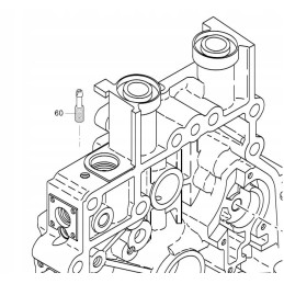 Hatz 1b20 1b30 pump fuel connector 05084201