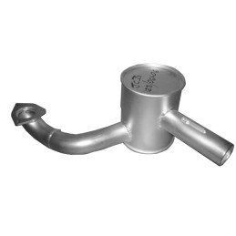 Exhaust muffler jcb 3cx 4cx 123 06406