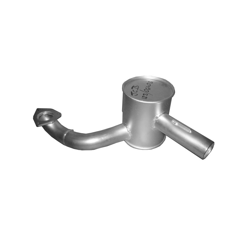Exhaust muffler jcb 3cx 4cx 123 06406