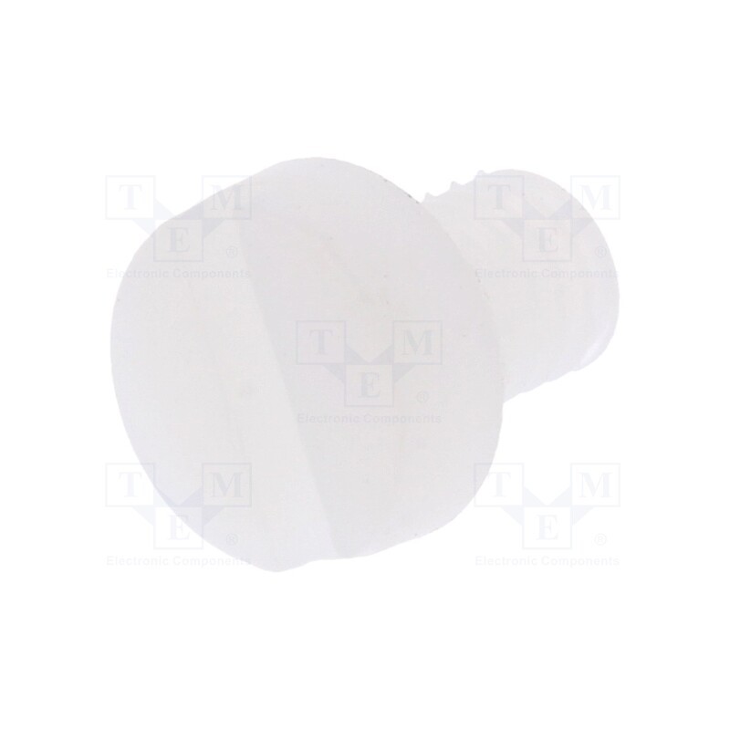 10 pcs x DREMEC - 8G201M4X06 - Screw, M4x6, 0.7, Head: cheese head, slotted, 1,3mm, polyamide