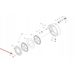 Gbt308 18 g100 b metal brake ball