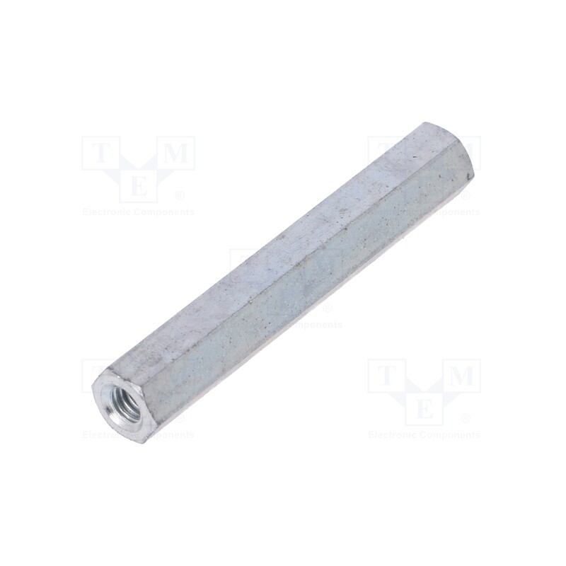 10 pcs x DREMEC - 126X45 - Screwed spacer sleeve, 45mm, Int.thread: M4, hexagonal, steel