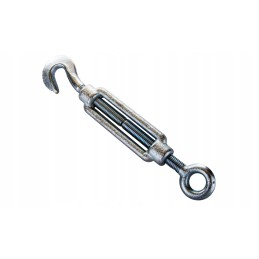 Turnbuckle M12 hook eye, galvanized steel