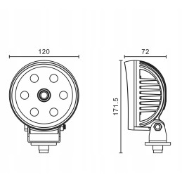 LED work light with built-in camera 162713