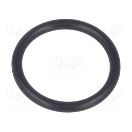 10 pcs x HUMMEL - 1.321.0900.17 - O-ring gasket, NBR rubber, Thk: 1.5mm, Øint: 12mm, PG9, black