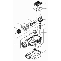 Wacker eh6 ehb7 needle roller bearing 0217681