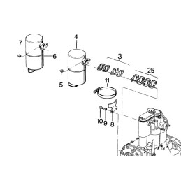 Hatz e75 e79 muffler gasket set 01153900