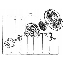 Wacker wm170 ex17 starter tooth 0117261