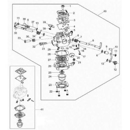 Wacker carburetor valve Walbro 0180019