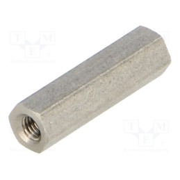 10 pcs x DREMEC - 144X20 - Screwed spacer sleeve, 20mm, Int.thread: M3, hexagonal