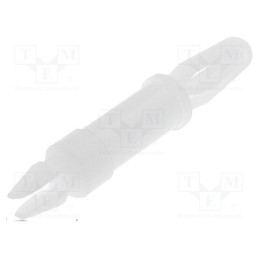 10 pcs x ESSENTRA - LMSP-7-01 - PCB distance, polyamide, L: 11.1mm, snap fastener, natural