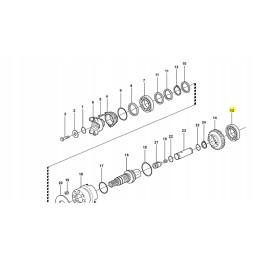 Volvo transmission bearing 11709098 bl71