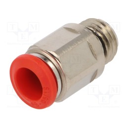 1 pcs x AIGNEP-50020 8-M12X1,5 - Push-in fitting, straight, -0.99÷20bar, nickel plated brass