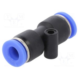 2 pcs x PNEUMAT-135.008 - Push-in fitting, straight,inline splice, -0.95÷15bar, PBT