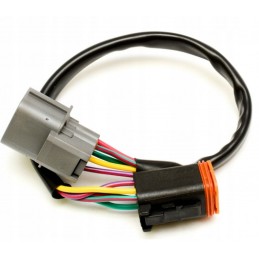 Plug connector for front lamps of JCB backhoe loaders