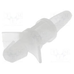 10 pcs x DREMEC - FIX-LCBS-9.5 - PCB distance, polyamide, L: 9.5mm, snap fastener, natural, UL94V-2