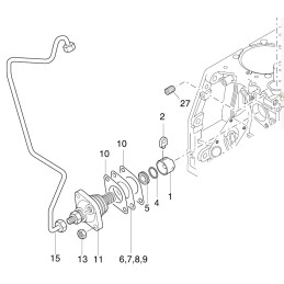Hatz 02266300 injection pump 1d81 npfe 1q80 504