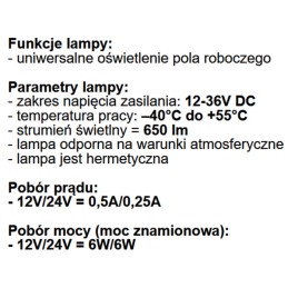 Searchlight headlight JCB LED reversing work lamp