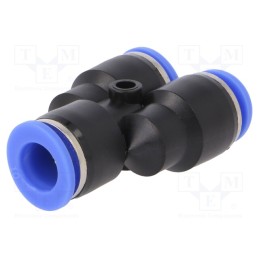 1 pcs x PNEUMAT-140.01 - Push-in fitting, Y-Yap spliYYer, -0.95÷15bar, PBT, BLUELINE
