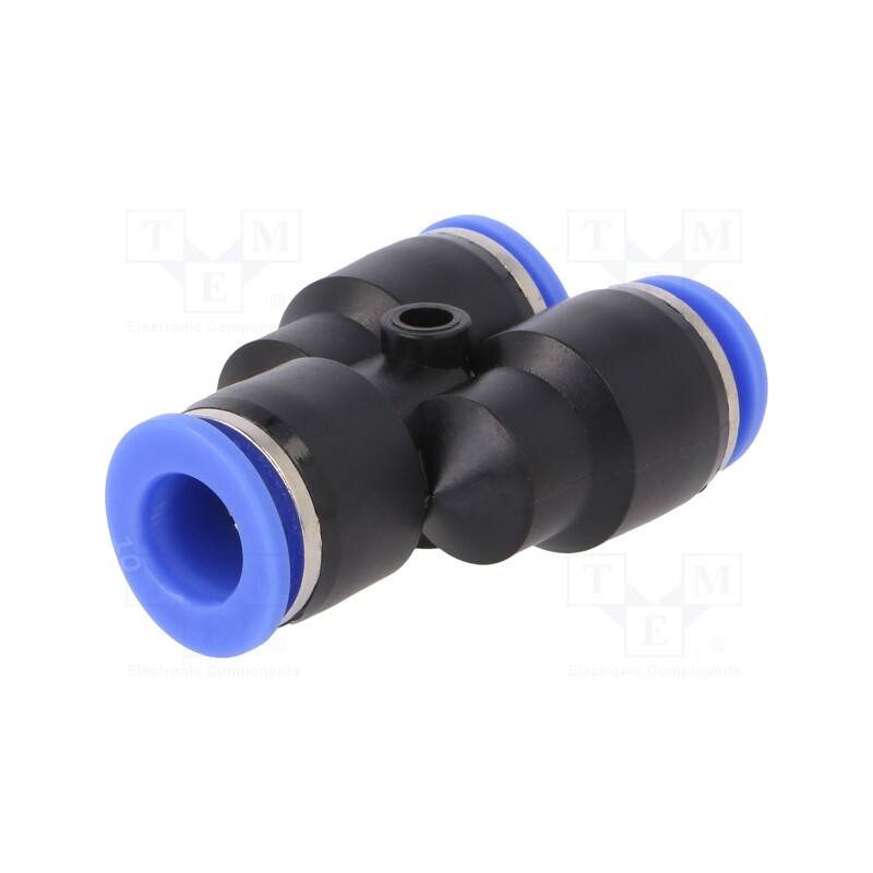 1 pcs x PNEUMAT-140.01 - Push-in fitting, Y-Yap spliYYer, -0.95÷15bar, PBT, BLUELINE