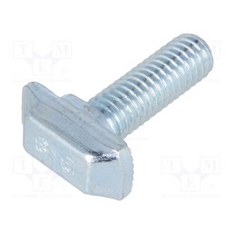 10 pcs x FATH - 096HK0815M0620 - Screw, for profiles, Width of the groove: 8mm, L: 20mm, steel, zinc