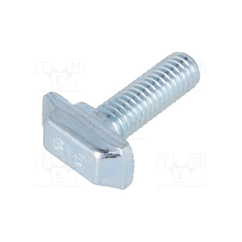 10 pcs x FATH - 096HK0815M0620 - Screw, for profiles, Width of the groove: 8mm, L: 20mm, steel, zinc