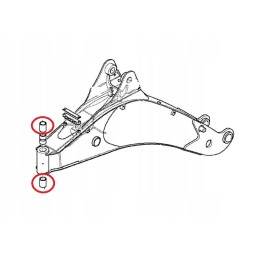 Rear arm bush Komatsu WB93 WB97 37B094B005